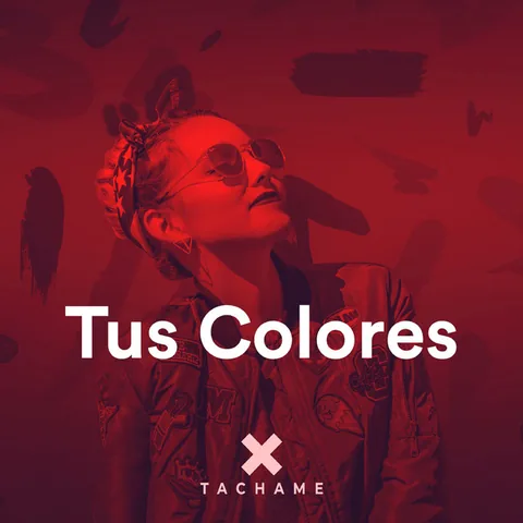 Portada de «Tus Colores», single de Tachame La Doble (2019)